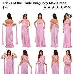 Lulu’s bridesmaids dress Black Med